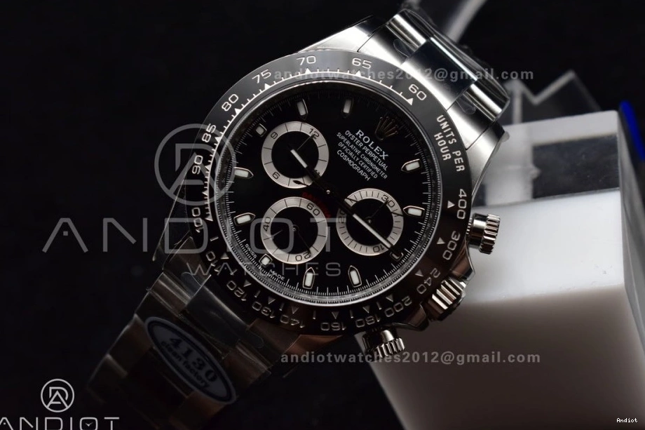 Case And TechFriendly Daytona Clean SS Bracelet 904L 728 116500 Black V3 Dial 0812